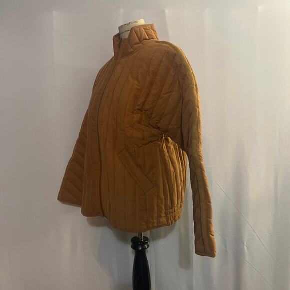 Disamer Tan Light Weight Quilted Jacket - Picture 2 of 10